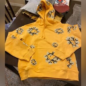 Floral Yellow Hoodie
